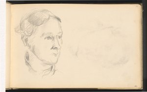 Madame Cezanne autorstwa Paul Cézanne