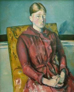 Madame Cézanne w żółtym fotelu autorstwa Paul Cézanne