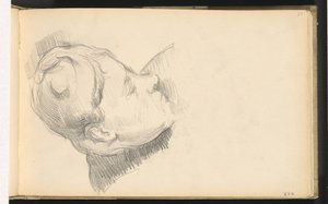 Madame Cézanne z opuszczoną głową autorstwa Paul Cézanne
