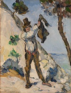 Mężczyzna w kurtce autorstwa Paul Cézanne