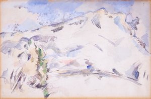 Mont Sainte-Victoire (Góra Sainte-Victoire) autorstwa Paul Cézanne