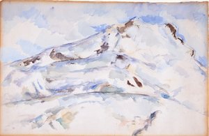 Mont Sainte-Victoire (Góra Sainte-Victoire) autorstwa Paul Cézanne