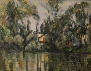 P.Cézanne, dom nad brzegiem Marne autorstwa Paul Cézanne