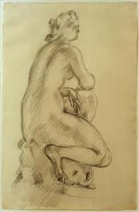 P.Cézanne, Kauernde Venus autorstwa Paul Cézanne