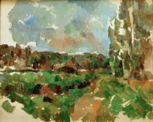 Krajobraz nad rzeką autorstwa Paul Cézanne