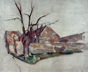 Zimowy krajobraz autorstwa Paul Cézanne