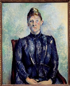 Portret Madame Cezanne Obraz Paula Cezanne (1839-1906) XIX w. Nd. 0,65x0,81 m Paryż, Musee de l