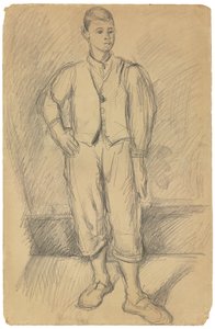 Portret syna artysty; Portret syna artysty, ok. 1875-1885 autorstwa Paul Cézanne