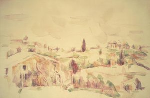 Prowansalski krajobraz autorstwa Paul Cézanne