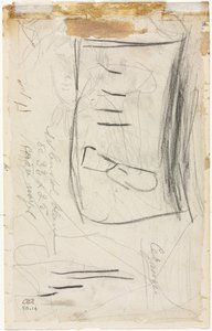 Szkic Madame Cézanne (verso) autorstwa Paul Cézanne