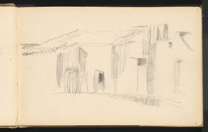 Studium domów autorstwa Paul Cézanne