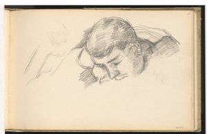 Czytanie syna artysty autorstwa Paul Cézanne