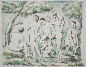 Kąpiący się, 1897. autorstwa Paul Cézanne