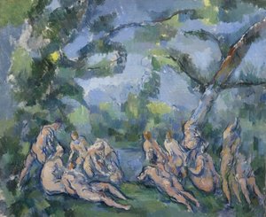 Kąpiący się, 1899-1904 autorstwa Paul Cézanne