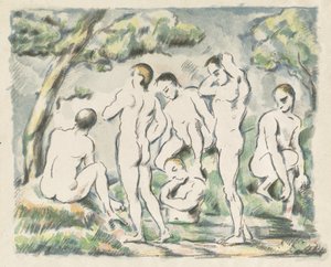 Talerz Kąpiących, 1897. autorstwa Paul Cézanne