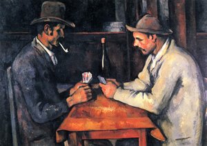 Gracze w karty autorstwa Paul Cézanne