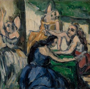 Kurtyzany autorstwa Paul Cézanne