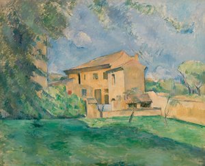 Farma w Jas de Bouffan autorstwa Paul Cézanne