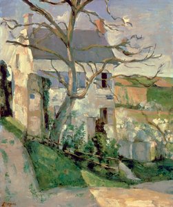 Dom i drzewo, ok. 1873-74 autorstwa Paul Cézanne