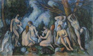 Wielcy Kąpiący się autorstwa Paul Cézanne