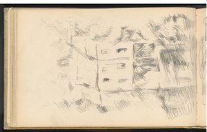 Młyn autorstwa Paul Cézanne