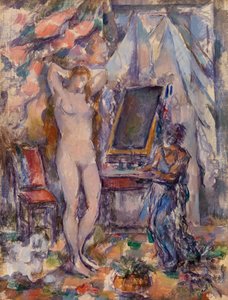 toaleta autorstwa Paul Cézanne