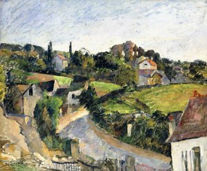 Kręta droga, c.1877 autorstwa Paul Cézanne