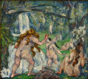 "Trzej kąpiący się" Obraz Paula Cezanne