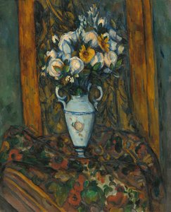 Wazon kwiatów autorstwa Paul Cézanne