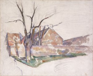 Pejzaż zimowy, ok.1885 autorstwa Paul Cézanne