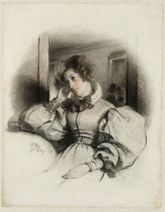 Portret pani E.D. autorstwa Paul Delaroche
