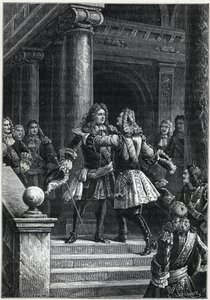 Traktat Rastatt - Książę Eugeniusz Sabaudzki i marszałek de Villars (dowódcy przeciwnych sił w hiszpańskiej wojnie o sukcesję) - Wojna o sukcesję Hiszpanii (1701-1714) - Traktat Rastatt - Spotkanie Marechala de Villars i Eugeniusza de Sabaudia