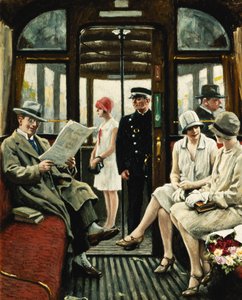 W tramwaju autorstwa Paul Fischer