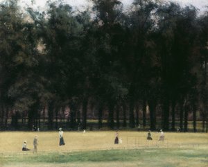 Kensington Gardens (olej na płótnie)