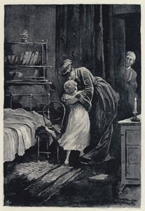 Ilustracja do Anny Kareniny: skradziona wizyta Anny u jej dziecka (lito) autorstwa Paul Frenzeny