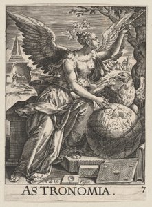 Tablica 7: Astronomia, z Siedmiu Sztuk Wyzwolonych, ca. 1628-66., ca. 1628-66. autorstwa Paul Fürst