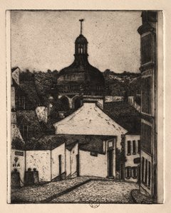 Sześć akwafort: Notre Dame Street, Pontoise