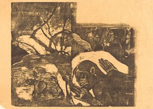 Maoryska kobieta w lesie; Manao Tupapau (Nawiedzana przez ducha) autorstwa Paul Gauguin