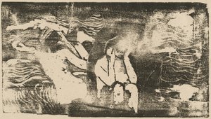 W Black Rocks Aux roches noires w roku 1895 lub później. autorstwa Paul Gauguin