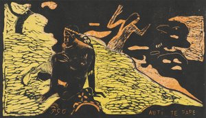Auti te Pape Kobiety nad rzeką, 18941895. autorstwa Paul Gauguin
