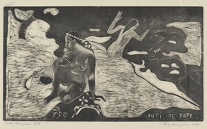 Auti te Pape Kobiety nad rzeką, 18941895. autorstwa Paul Gauguin