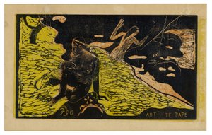 Auti te pape (Kobiety nad rzeką), z Noa Noa Suite autorstwa Paul Gauguin