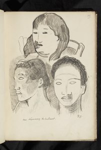 Przed i po - rysunek "Nie pozbawiony czucia" autorstwa Paul Gauguin