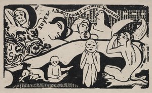 Zakochaj się, a będziesz szczęśliwy. autorstwa Paul Gauguin