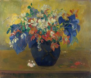 Kwiaty w wazonie 1896