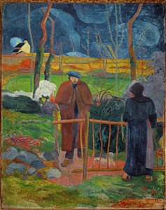 Bonjour, Monsieur Gauguin (olej na płótnie) autorstwa Paul Gauguin