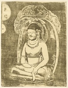 Buddysta (Budda) autorstwa Paul Gauguin