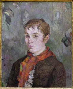 Popiersie kobiety (olej na płótnie) autorstwa Paul Gauguin