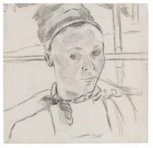 Popiersie młodej Bretonki (prawdopodobnie Marie Lagadu) autorstwa Paul Gauguin