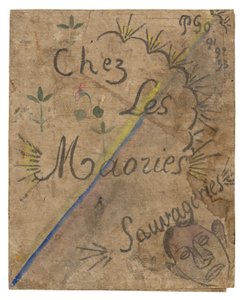 Chez les Maories: Sauvageries (W domu z Maorysami: Dzikie rzeczy) autorstwa Paul Gauguin
